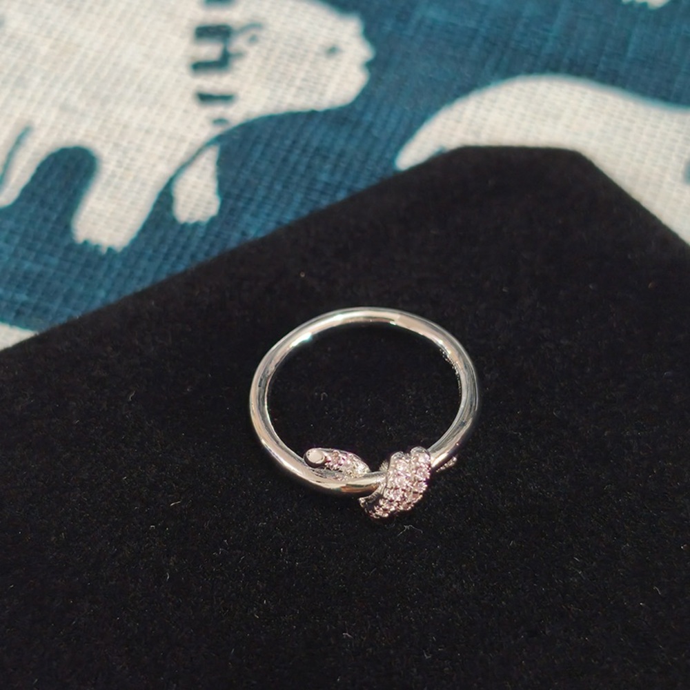 Tiffany & Co. Silver Ring with Twisted Knot